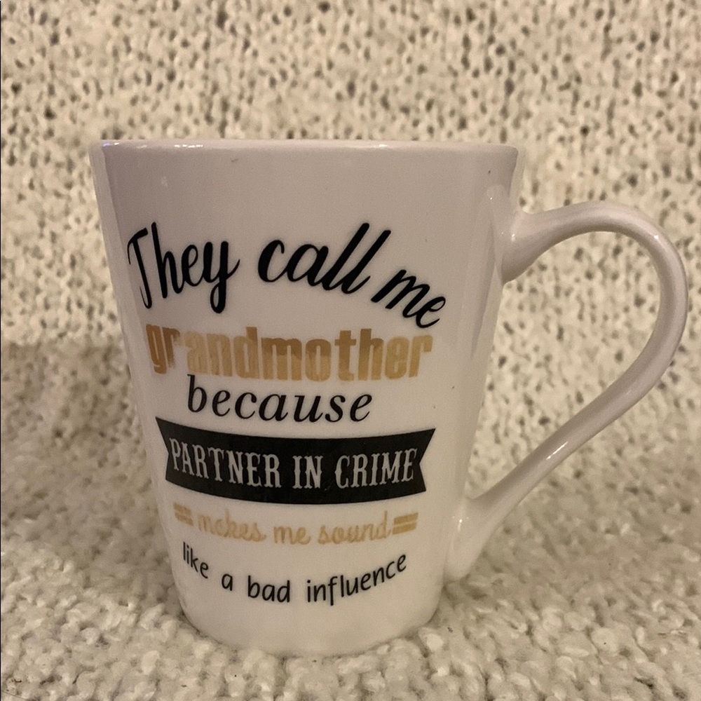 Fun Grandmother mug, 4.5 inches tall.